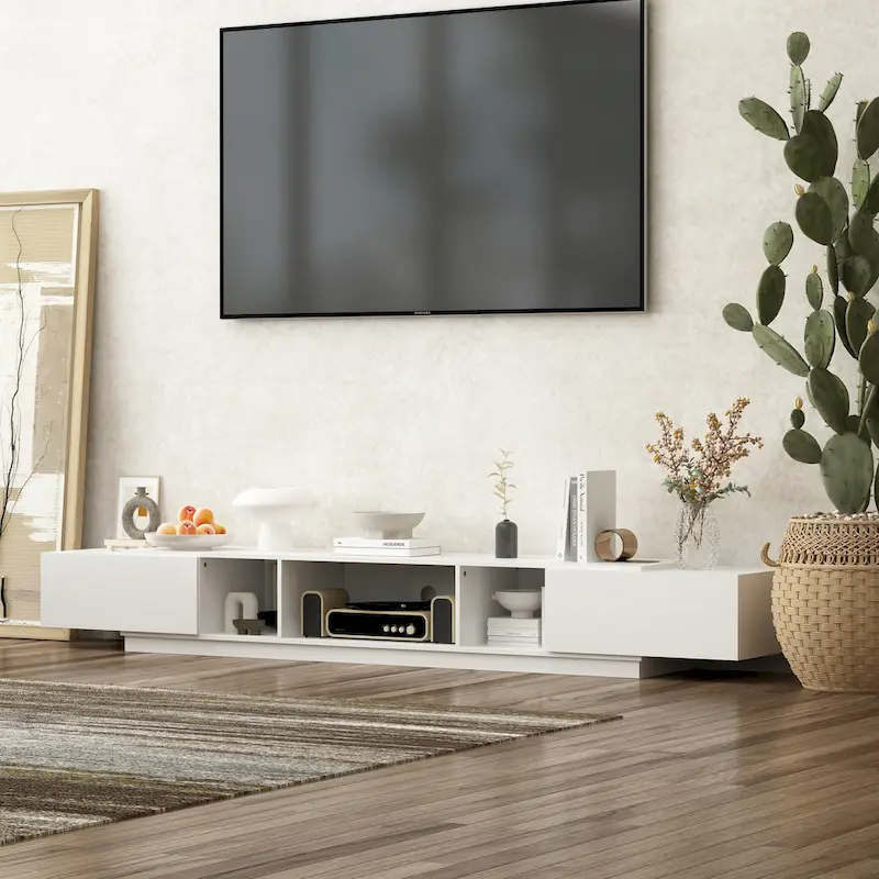 TV Stand for 90, TV Media Center, Entertainment Center Media Console