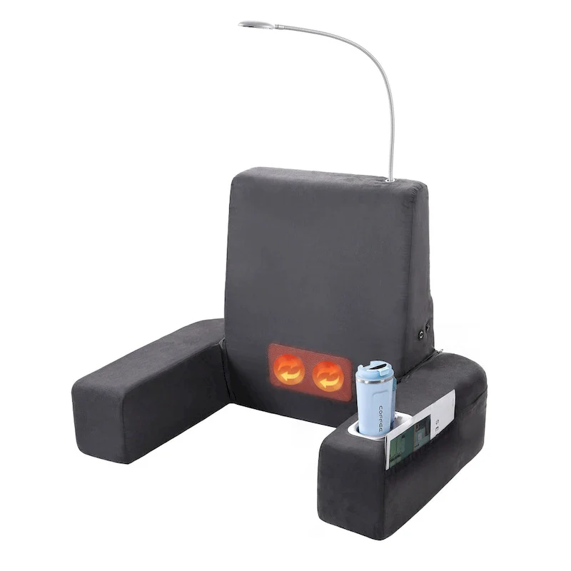 Carepeutic Backrest Bed Lounger with Heated Shiatsu Massage