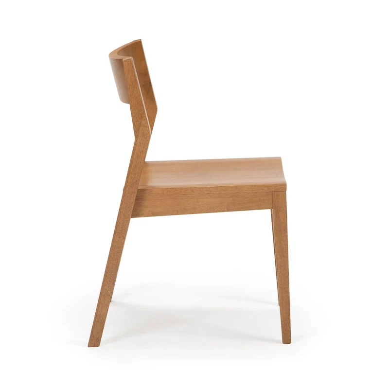 Plank and Beam Modern Solid Wood Dining Chair