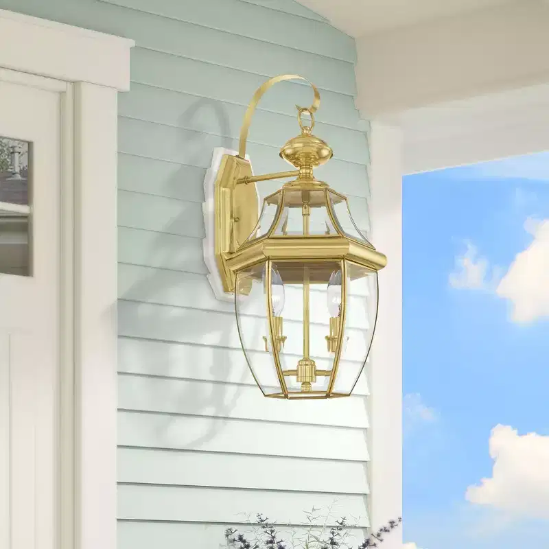 Livex Lighting Monterey 2 - Light Wall Light in Polished Brass