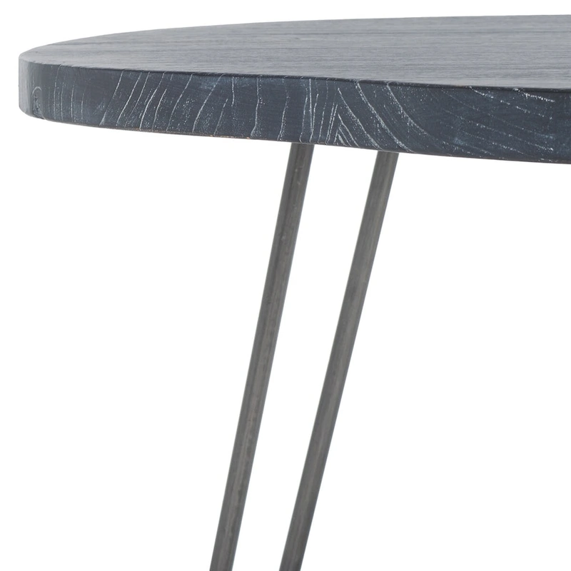 SAFAVIEH Lozka Wood Top Grey / White Wash Dining Table - 39.4 x 35.4 x 29.9 - 39Wx35Dx30H
