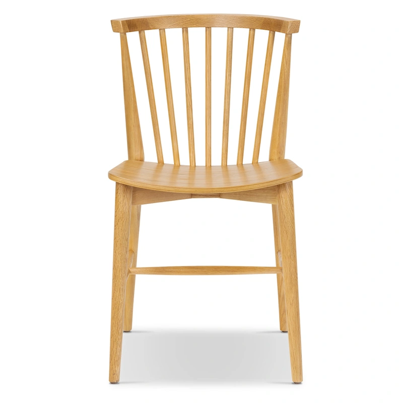 Poly & Bark Ligna Dining Chair - Spindled Bark with Solid Wood Frame