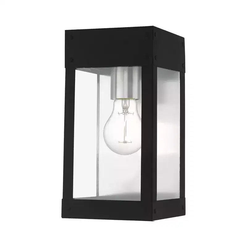 Livex Lighting Barrett 1 - Light Wall Light in Black
