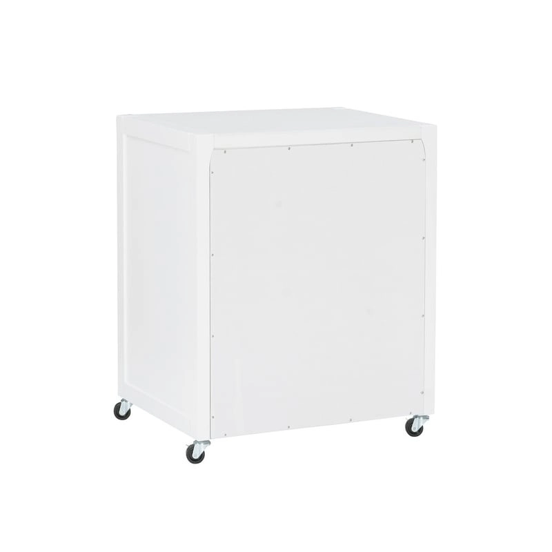 Linon Poppy Rolling File Cabinet