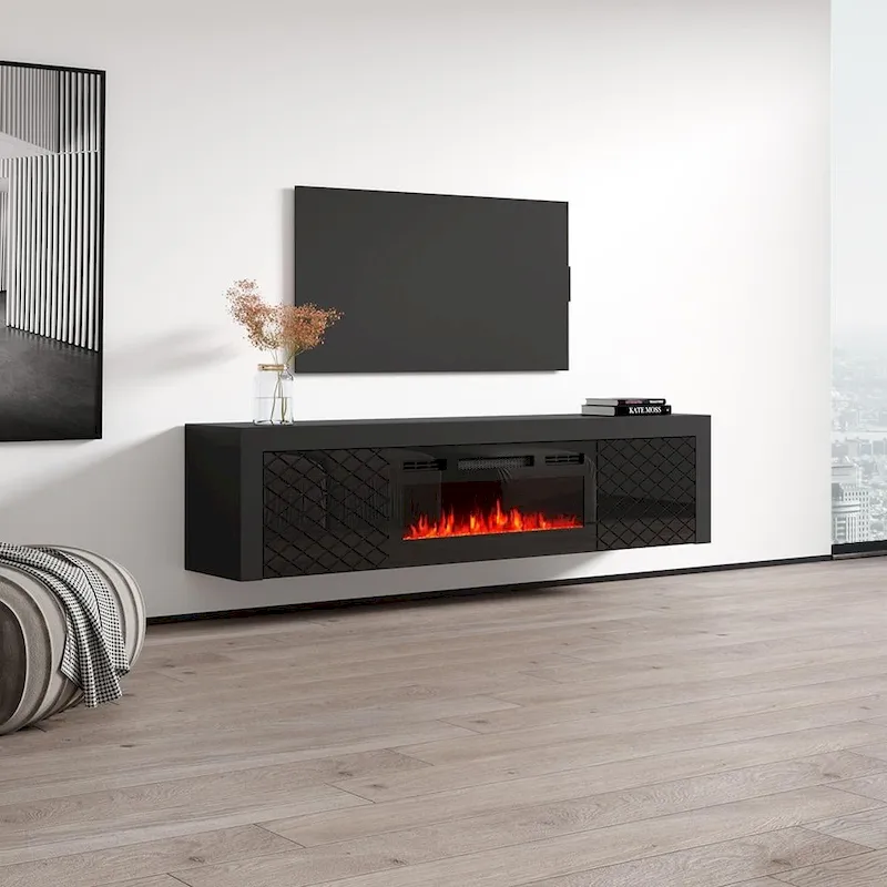 Dia BL-EF Electric Fireplace 71  TV Stand
