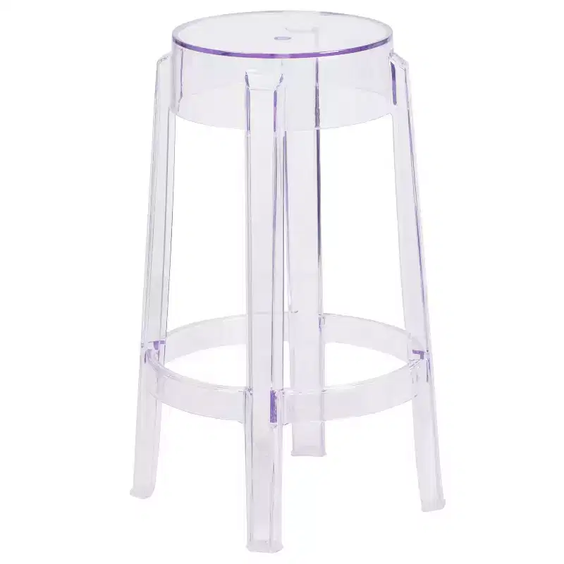 Flash Furniture 25.75'' High Transparent Counter Height Stool