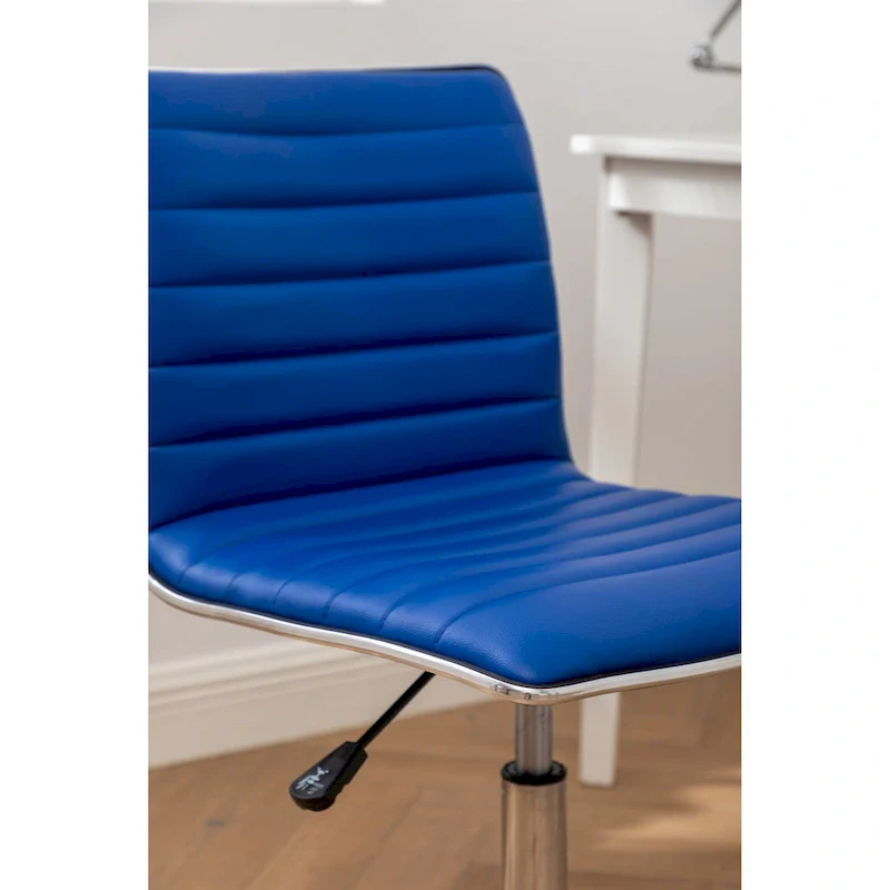 Carson Carrington Lund Modern Chrome Office Chair