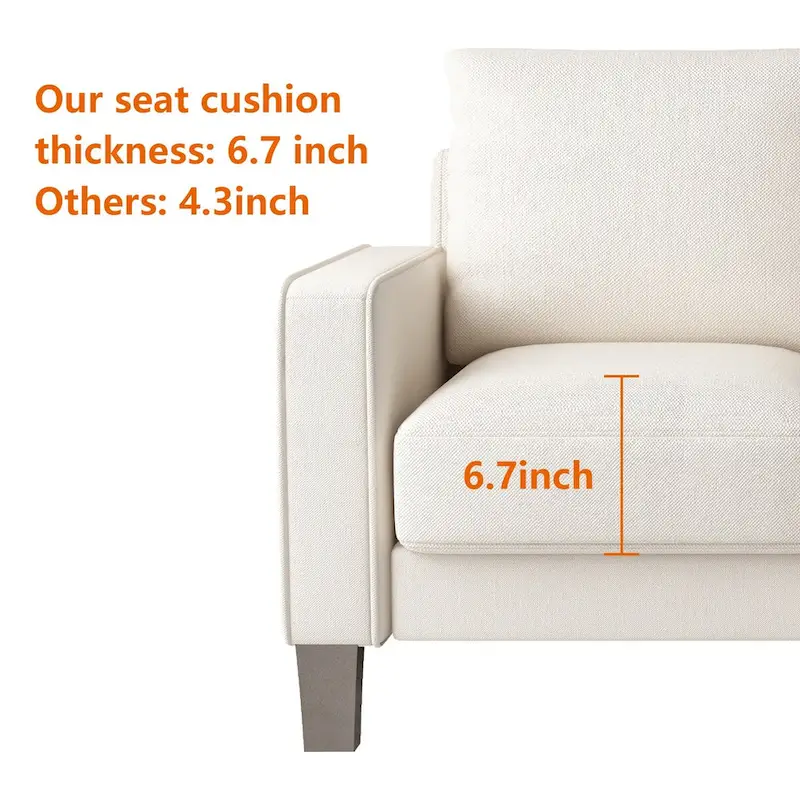Modern Living Room Furniture Loveseat
