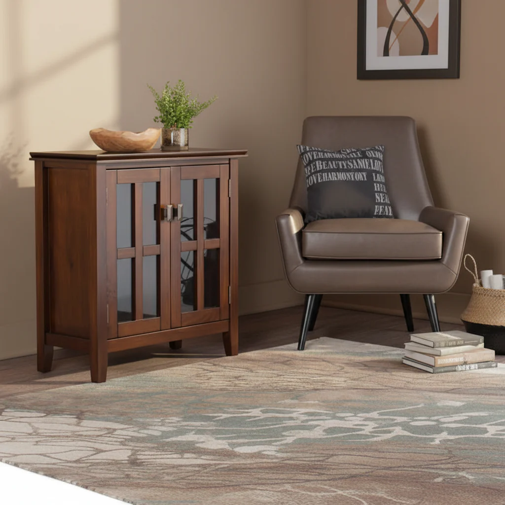 Stratford SOLID WOOD 30 inch Wide Low Storage Cabinet - 30w x 14d x 31 h