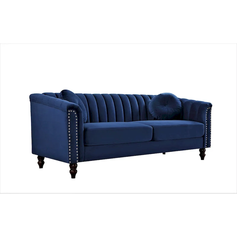 Hills Tufted Back Nailhead 75.2 Sofa