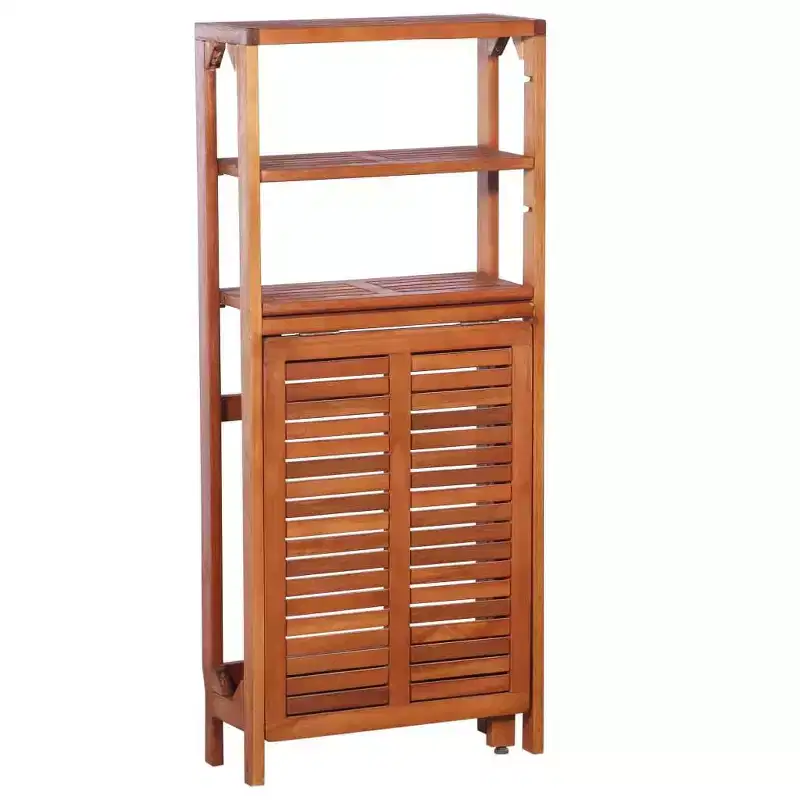 vidaXL 3 Piece Folding Bistro Set Solid Acacia Wood