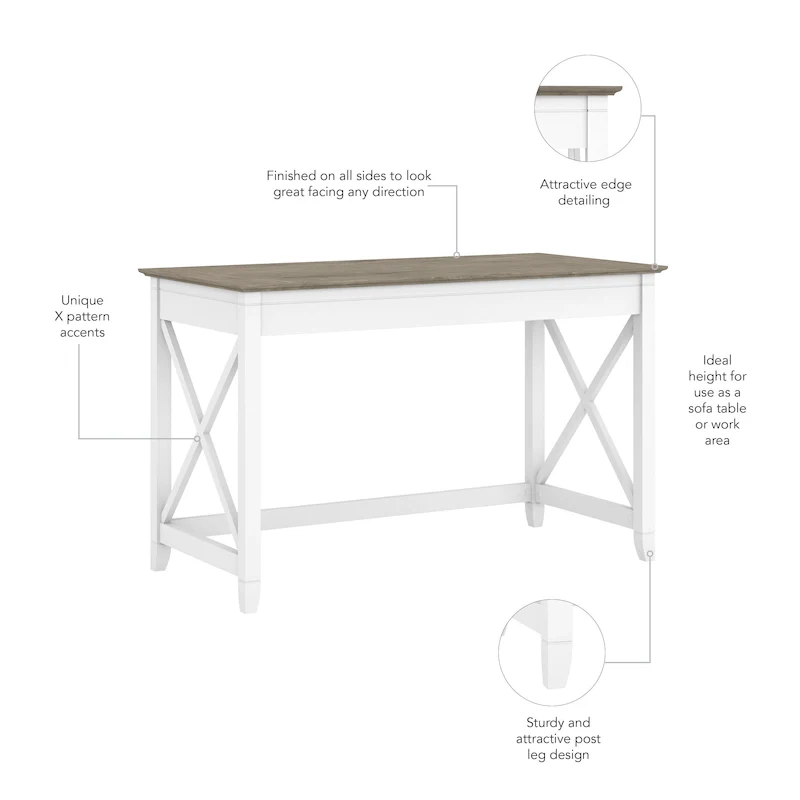 Key West 48W Writing Desk by Bush Furniture
