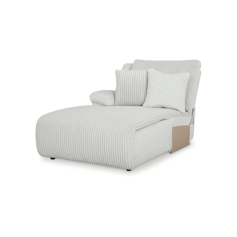 Signature Design by Ashley Top Tier Light Gray 6-Piece Reclining Sectional with Chaise - 149.5W x 132.5D x 40H