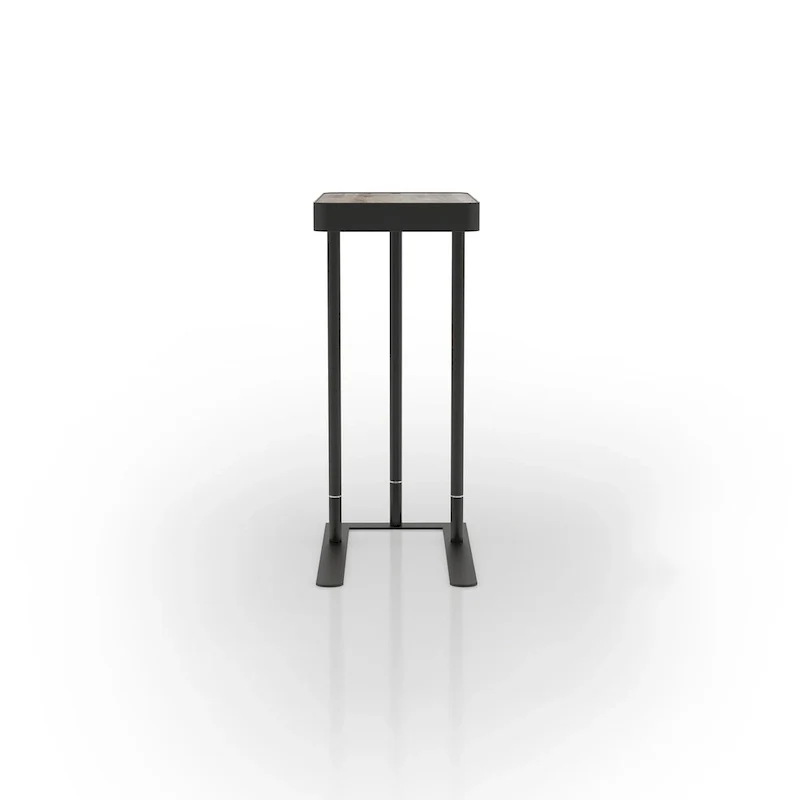 Schofield Industrial 20-inch Metal C-Shape Slide-open Top Side Table by Furniture of America