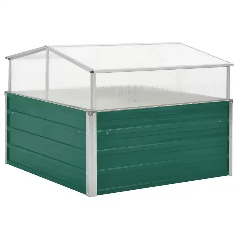 vidaXL Garden Planter Weathered steel Weathering steel 39.4x39.4x30.3 in