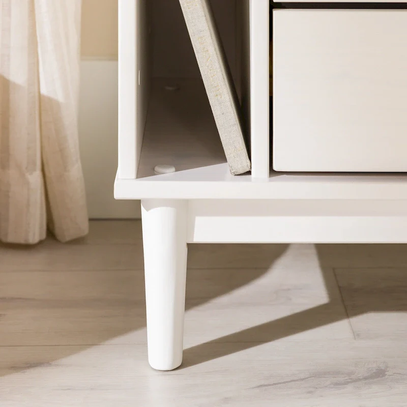 Middlebrook Modern Gallery Top Solid Wood Nightstand