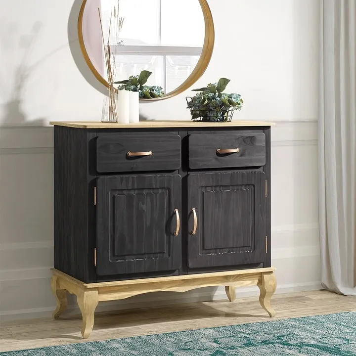 Wood Buffet Sideboard Green