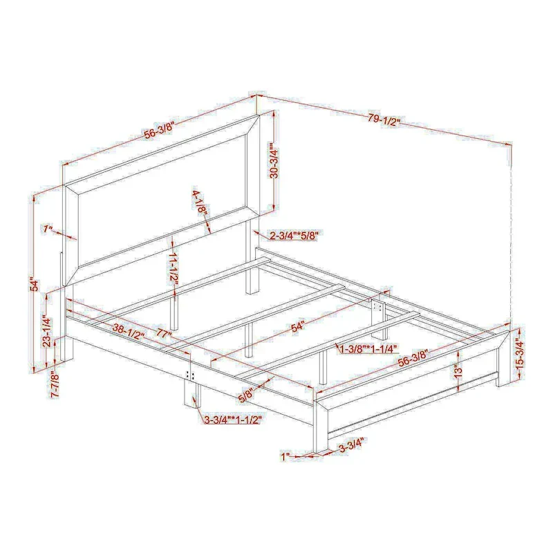 Furniture of America Greer Rustic Walnut Panel Wood Bed