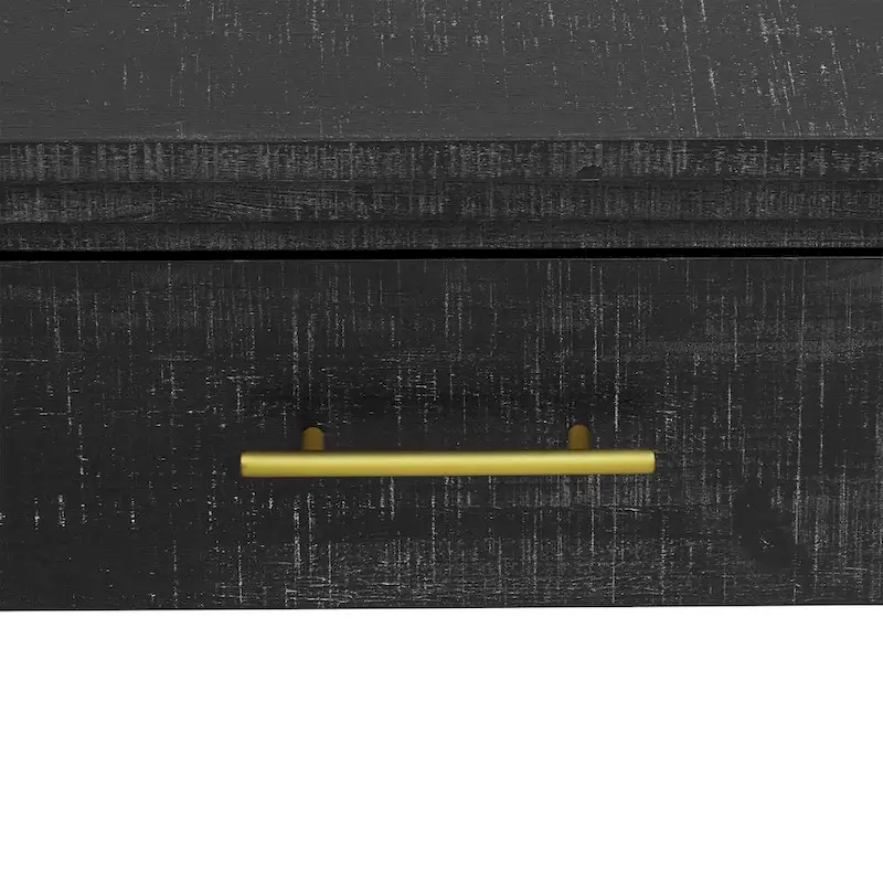 Unique Retro Silhouette Console Table with Open Style