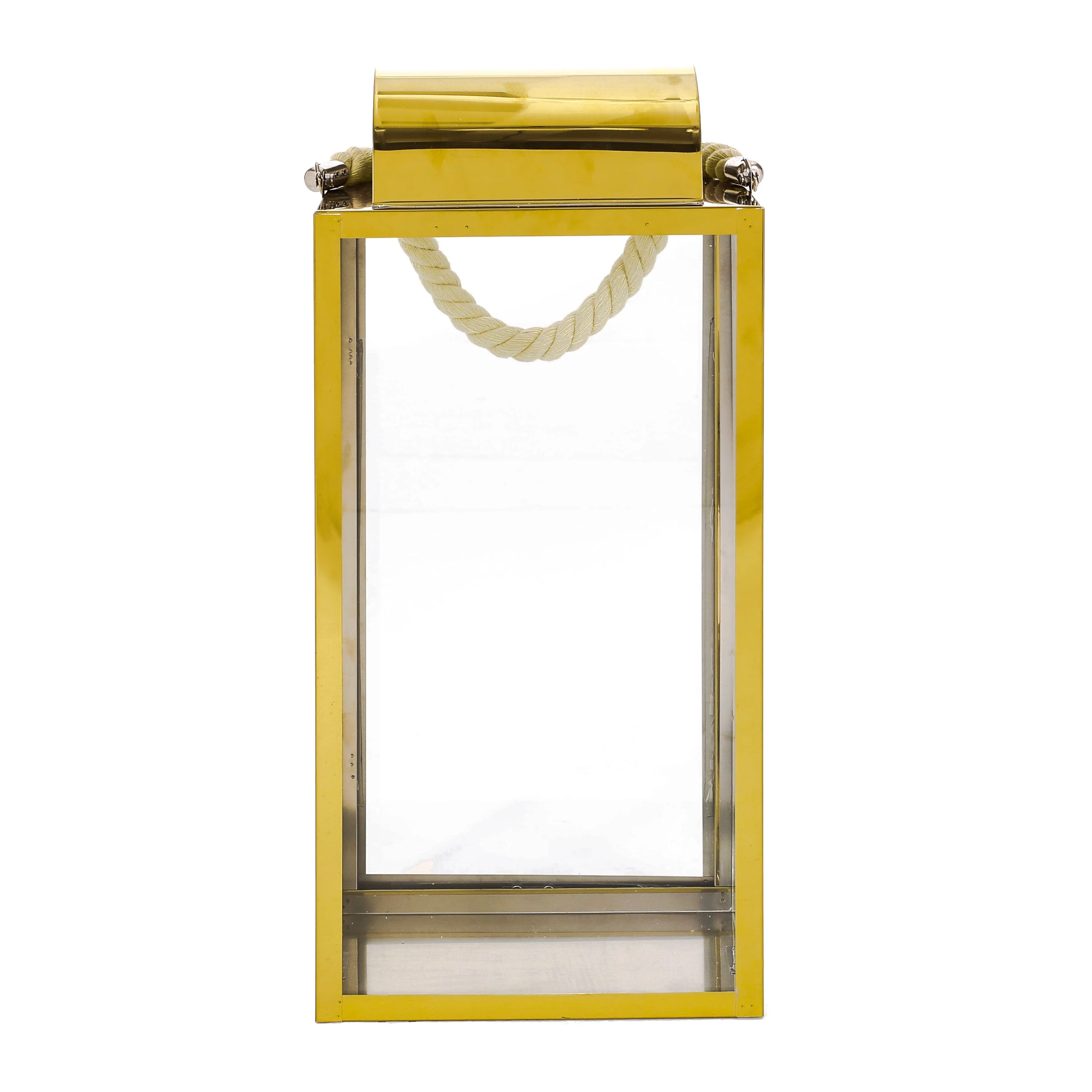Brianna Outdoor 19 Modern Stainless Steel Lantern
