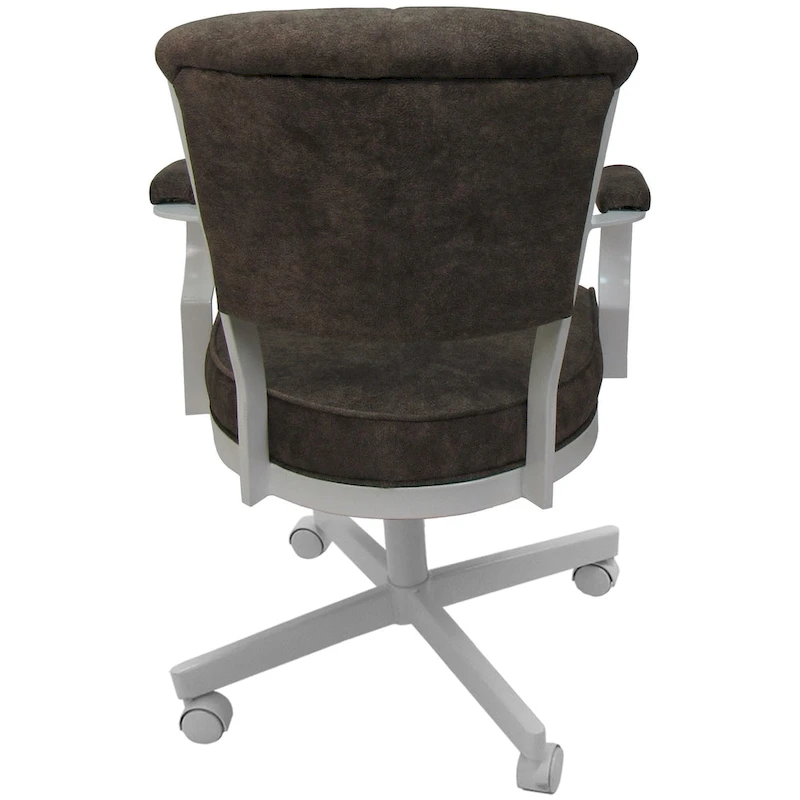 Miami Swivel Metal Caster Chair on Reading Base - 18 High Seat