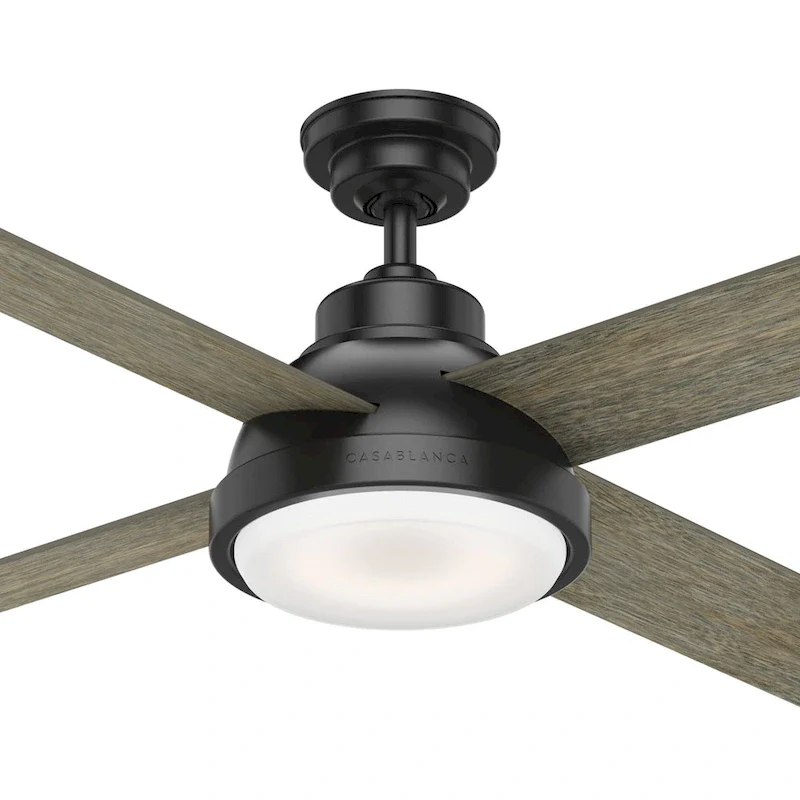 Casablanca 54  Levitt Ceiling Fan with LED Light Kit and Wall Control - Modern Industrial, Rustic