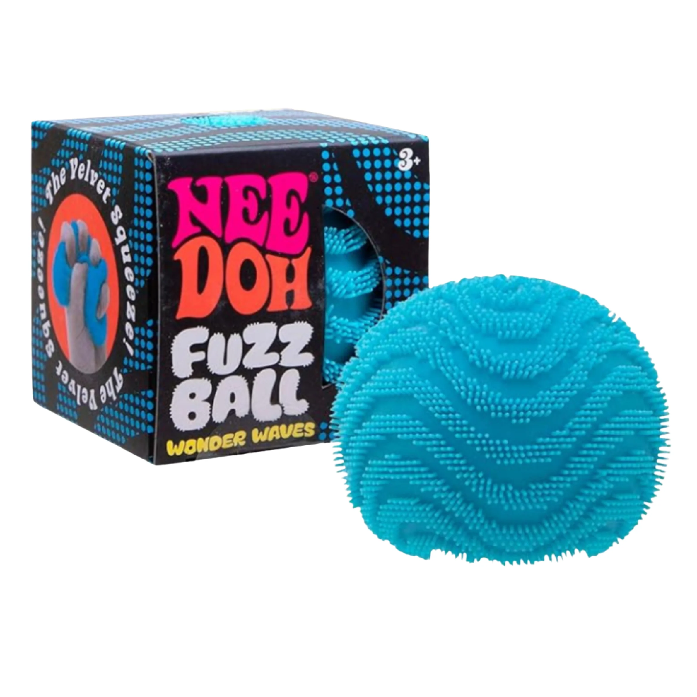 Soft SquishoraNeeDoh | Fuzz Ball | Wonder Waves squishy – satisfying stress relief  | Squishora