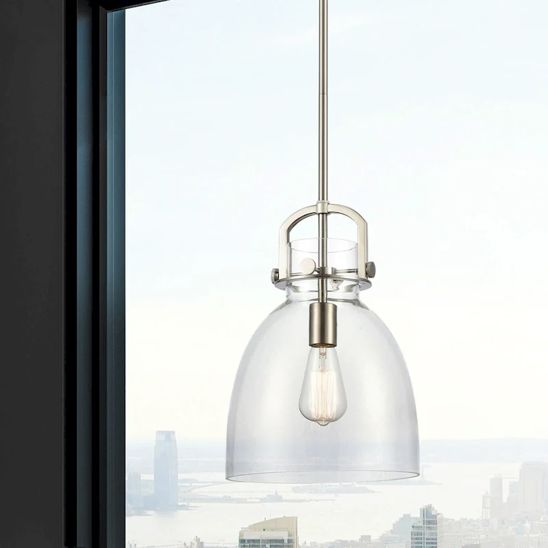 Innovations Lighting Newton Bell - 1 Light 10  Stem Hung Pendant