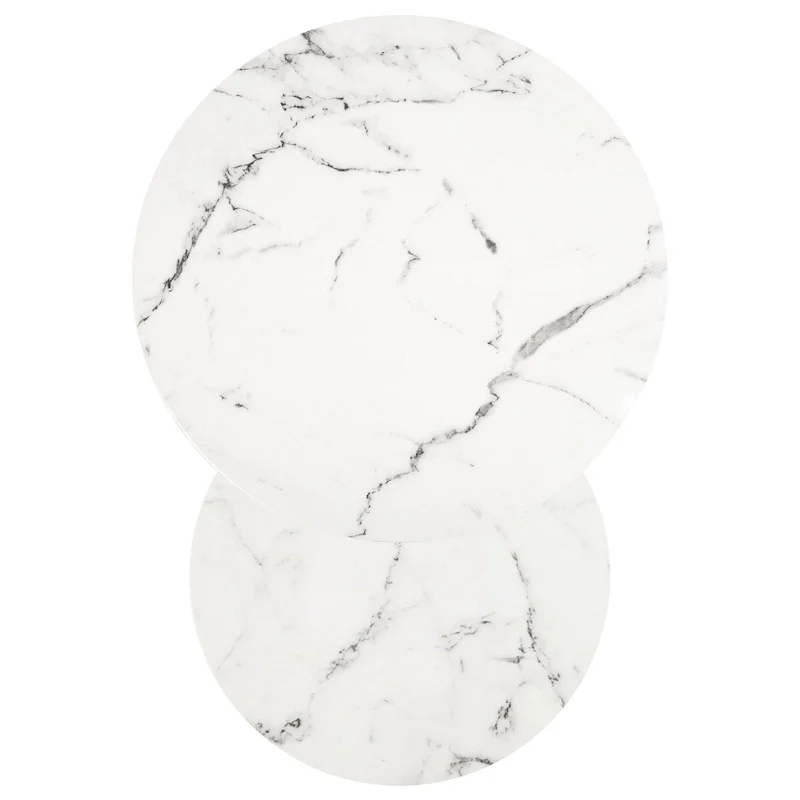 SAFAVIEH Elberta 2 Round Nesting Coffee Table - 43 L x 36 D x 18 H - 32Wx32Dx18H