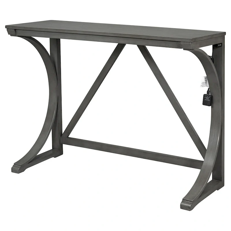 Farmhouse 3-Piece Counter Height Dining Table Set