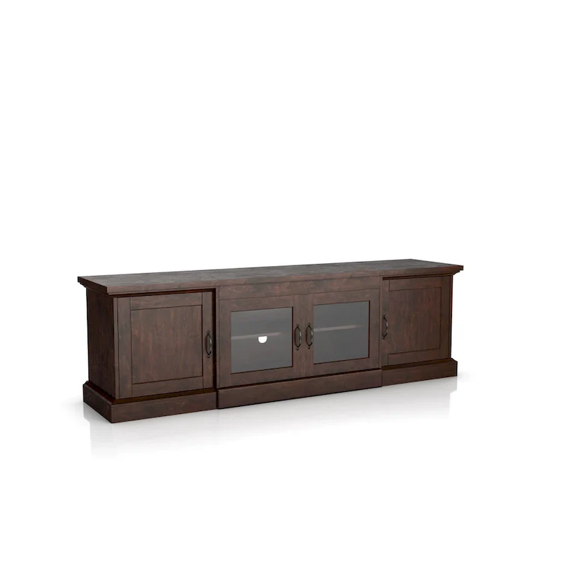Rustic 68-inch Multifunctional Storage TV Console