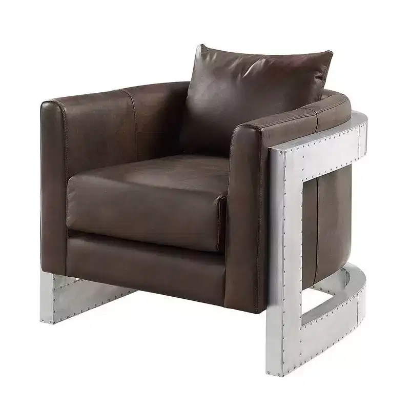 Acme Furniture Betla Leather Accent Chair Espresso