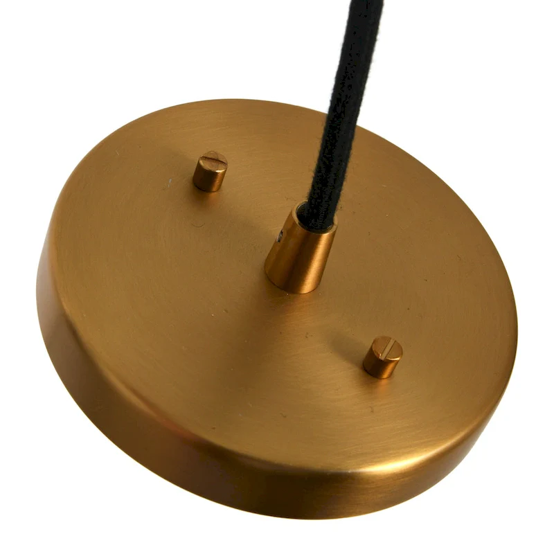 Robert Stevenson Lighting Marson - Clear Glass and Metal Ceiling Light