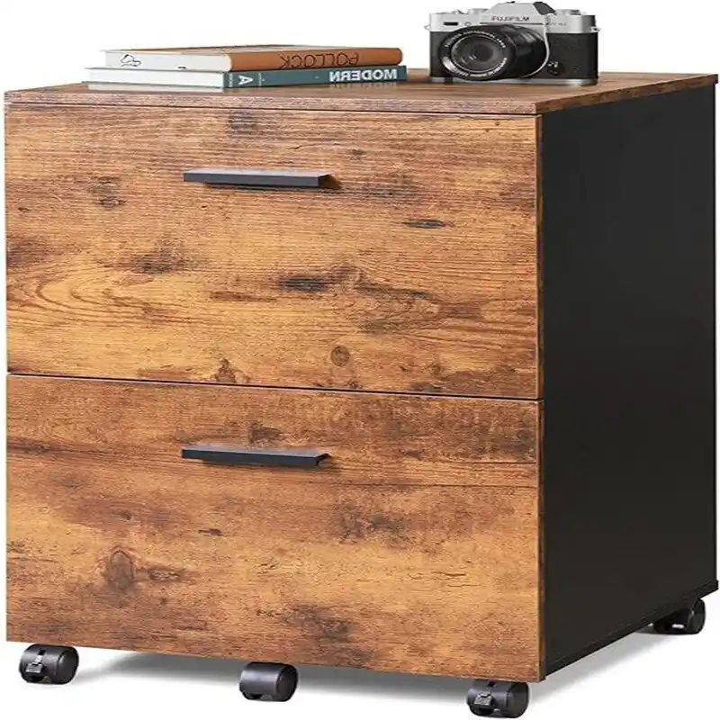 2 Drawer File Cabinet - 15.6 D x 16.2 W x 26.4 H