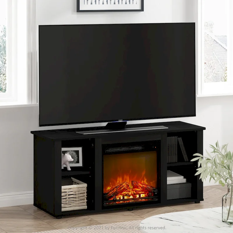 TV Stand with Electric Fireplace