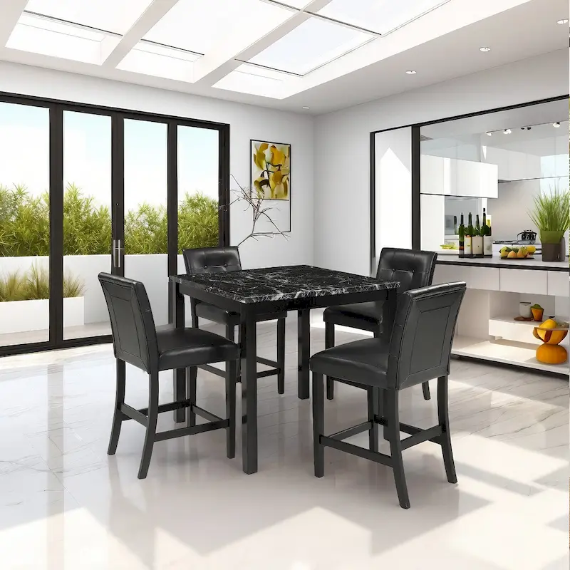 Kitchen Dining Table with 4 Chairs