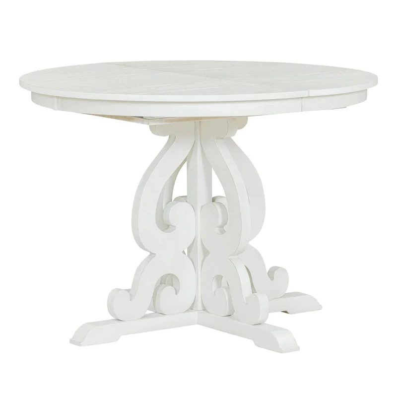 5-Piece Retro Functional Dining Set 1 Extendable Table