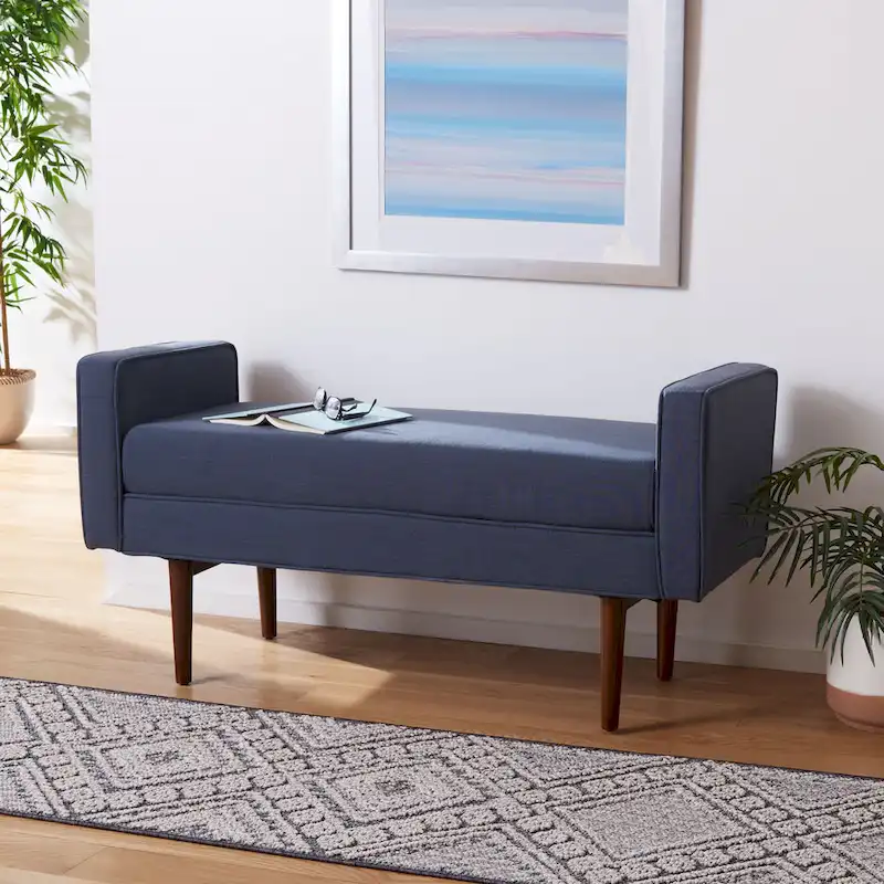 Rosalee Mid-Century Modern 25-inch Bench - 49W x 18D x 25H