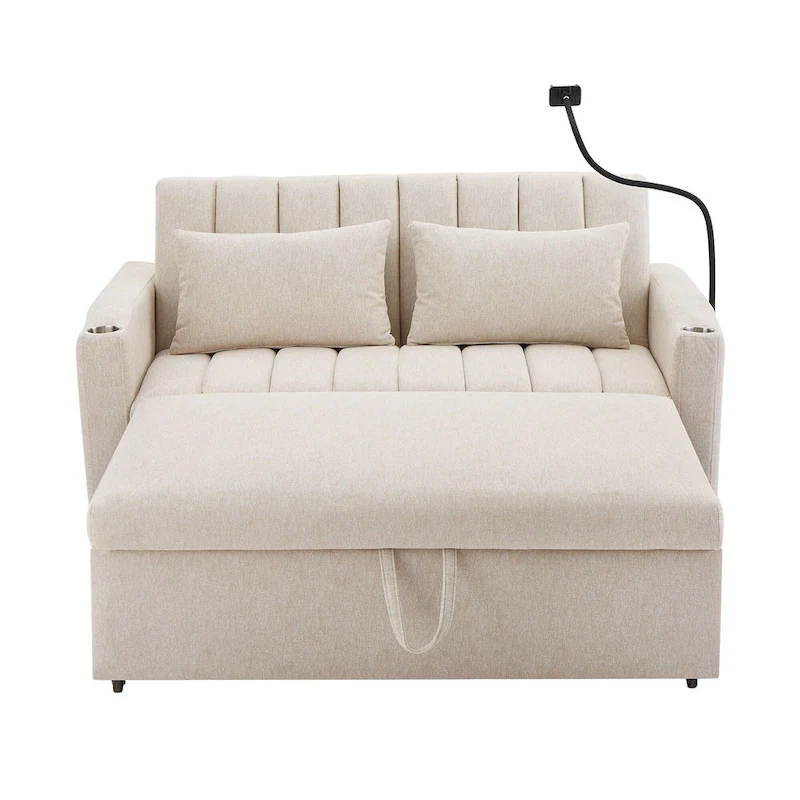 Convertible Loveseat Sofa, Pull Out Sofa Bed