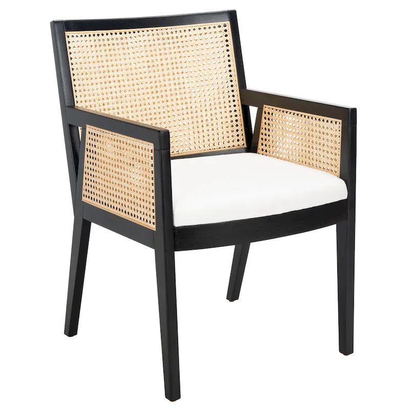 Couture Lupita Rattan Dining Chair - 21.9  W x 24.8  L x 33.9  H - 22Wx25Dx34H