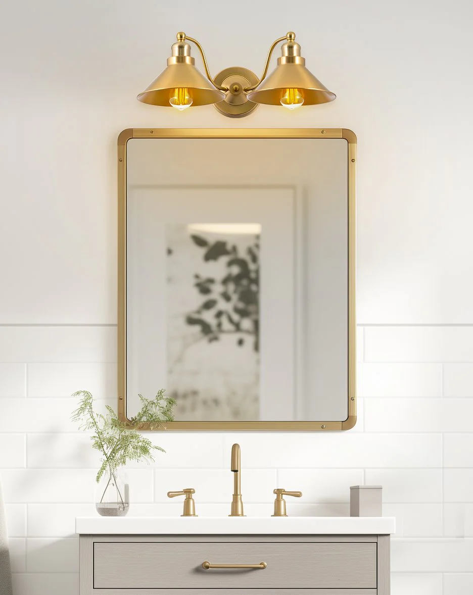 Welton 19 2-Light Modern Farmhouse Bathroom Wall Sconce