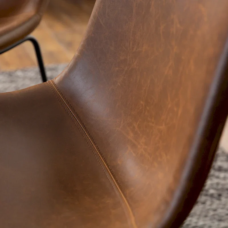 Middlebrook Prusiner Faux Leather Dining Chair (Set of 2)