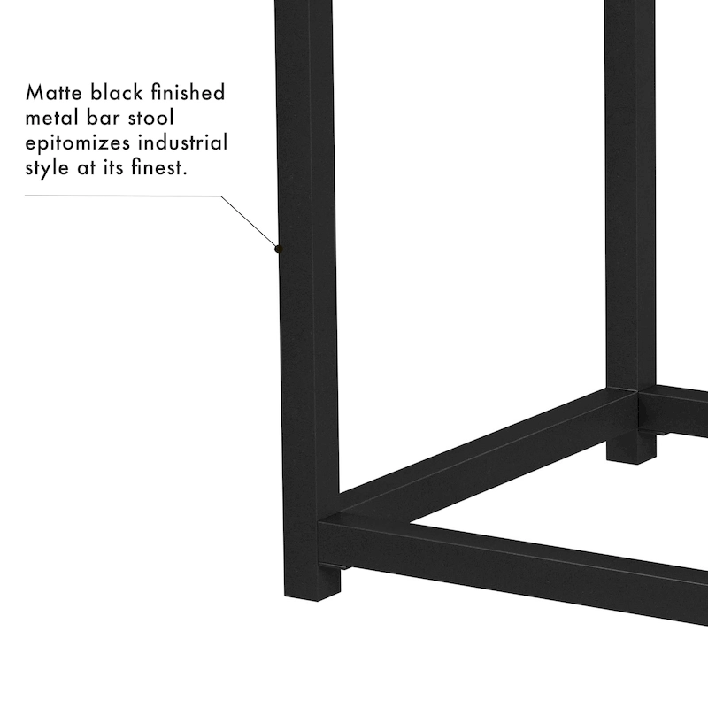 HomePop Backless Metal 24 Counter Stool - 24 inches