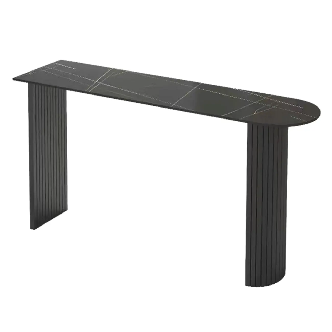 Modern Simple Bar Table with Stone Top in Beige for Home