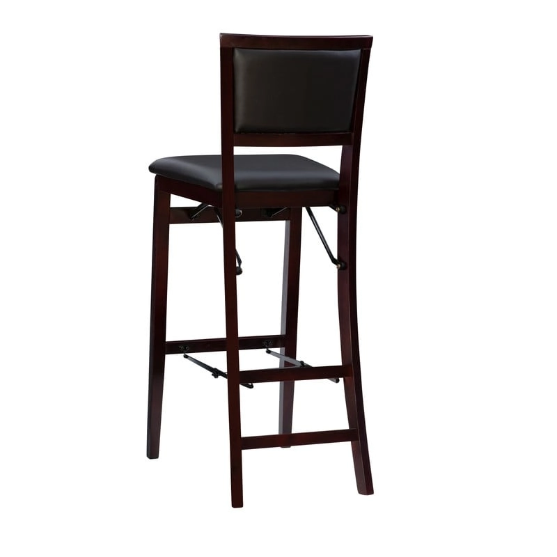 Linon Aldersey Espresso Folding Bar Stool - N/A