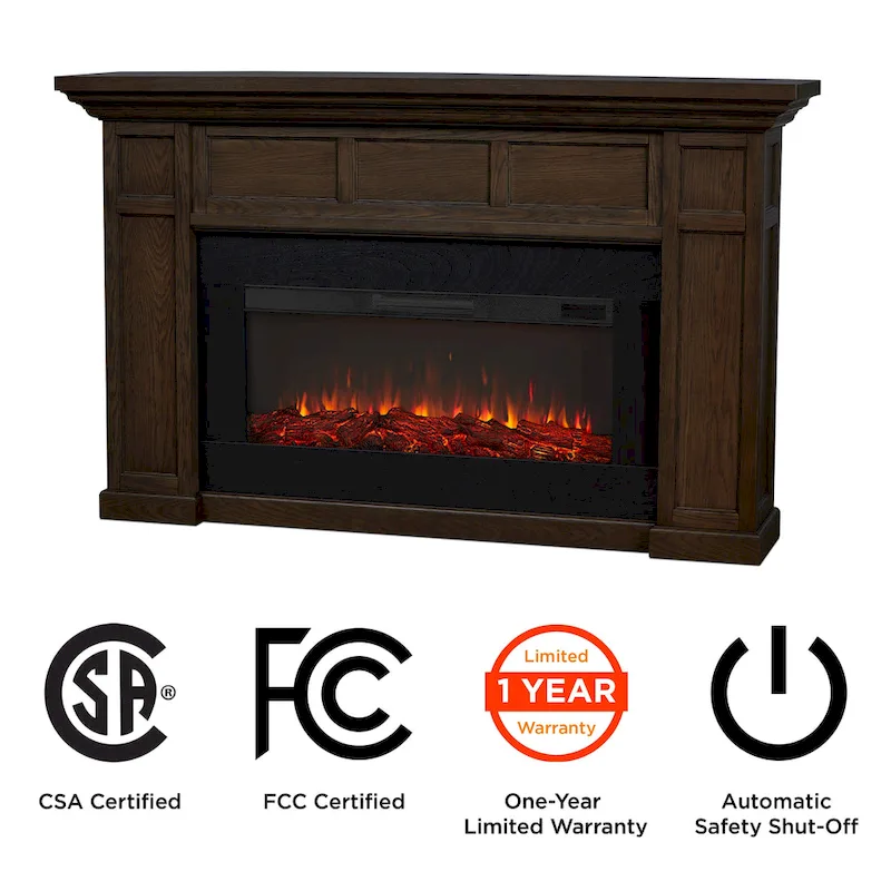 75 Landscape Electric Fireplace