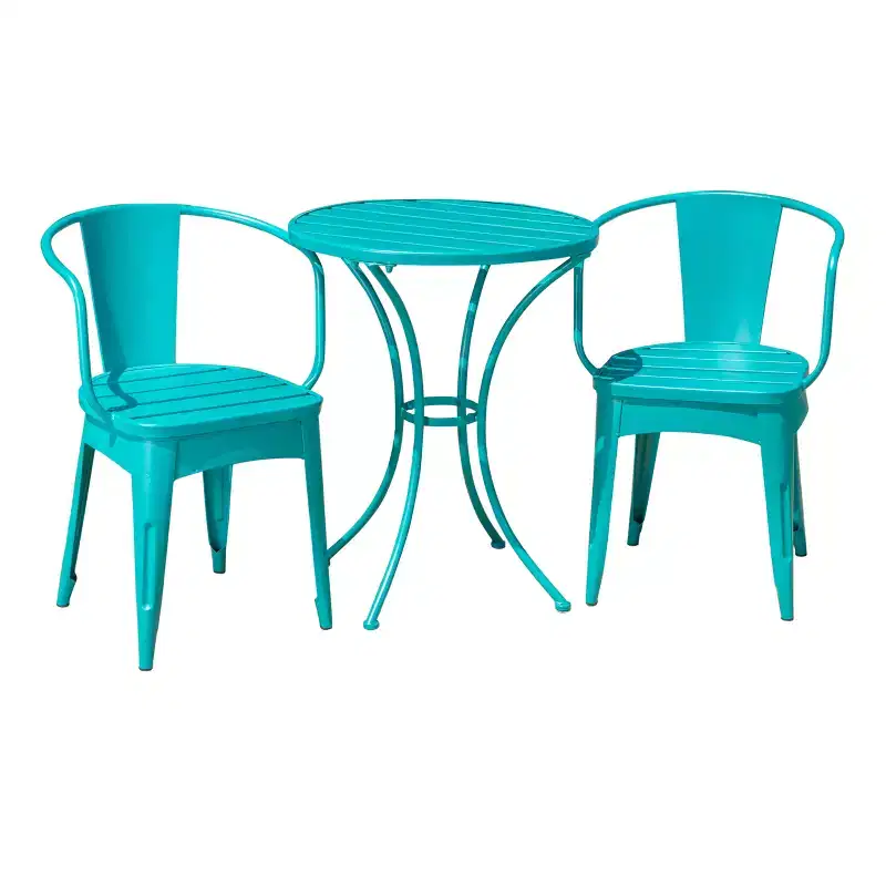 Colmar 3pc Cast Iron Patio Bistro Set - Christopher Knight Home