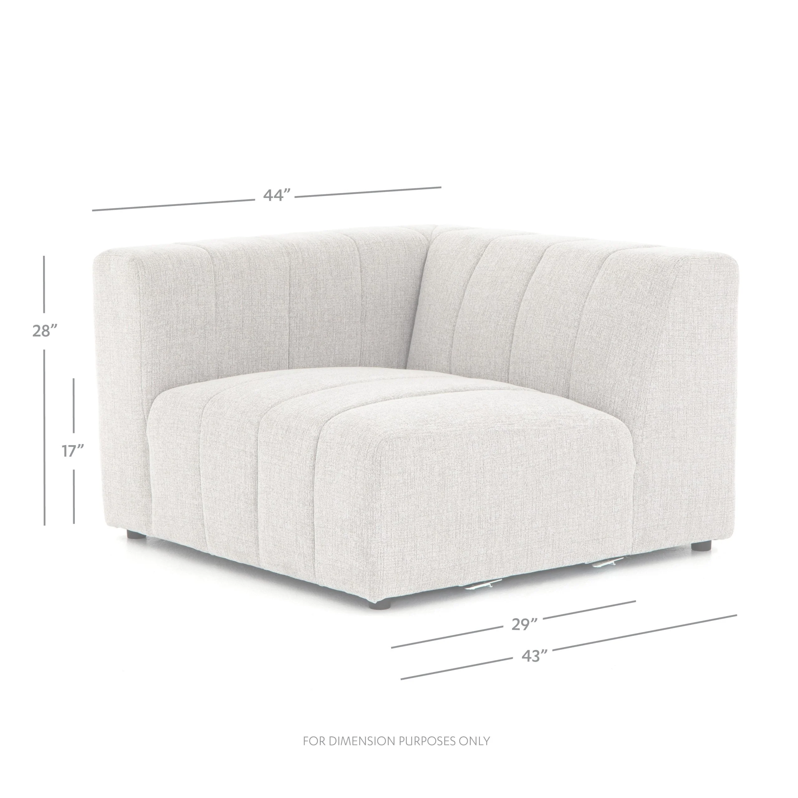 LANGHAM CHANNELED SECTIONAL