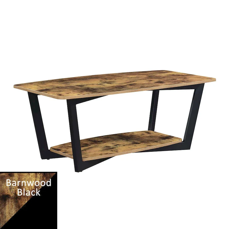 Convenience Concepts Graystone Coffee Table with Shelf