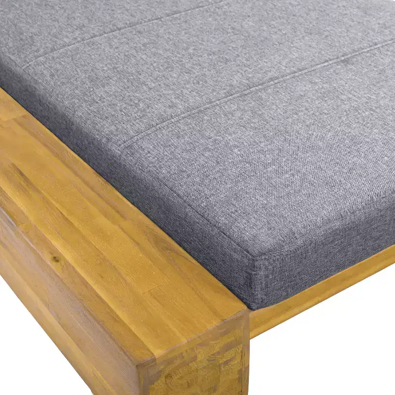 Christopher Knight Home Thomas Patio Acacia Chaise Lounges with Cushion and Adjustable Backrest
